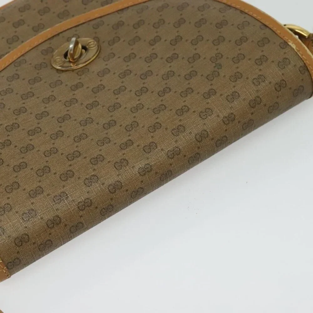 Authentic GUCCI Micro GG Supreme Shoulder Bag PVC Beige Gold 001 58 0930 - Picture 13 of 16
